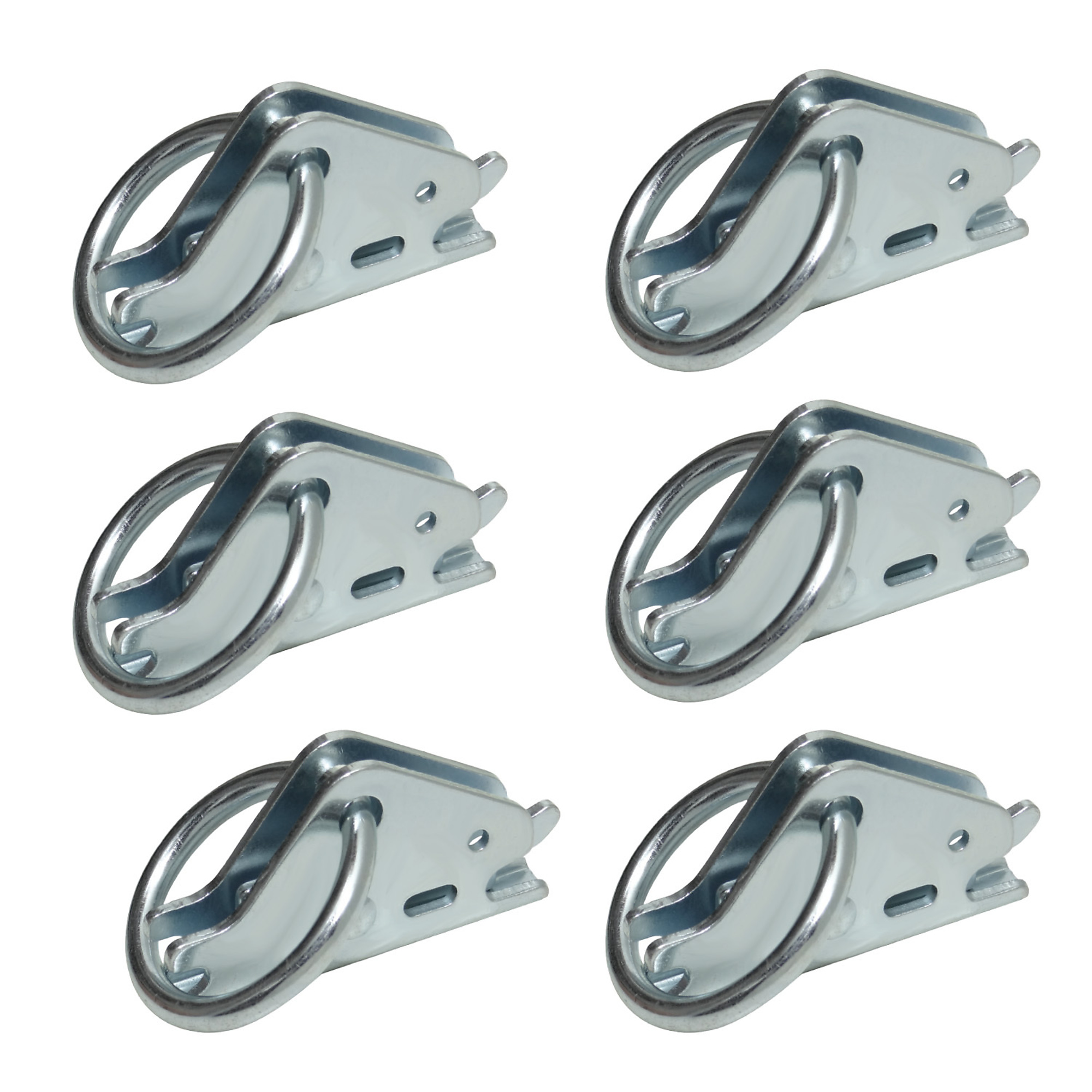 Snap-Loc E-Track O-Ring Multi-Purpose Tie-Down - 1000-Lb. Working Load, 6 Pcs, Model# SLAEARI6